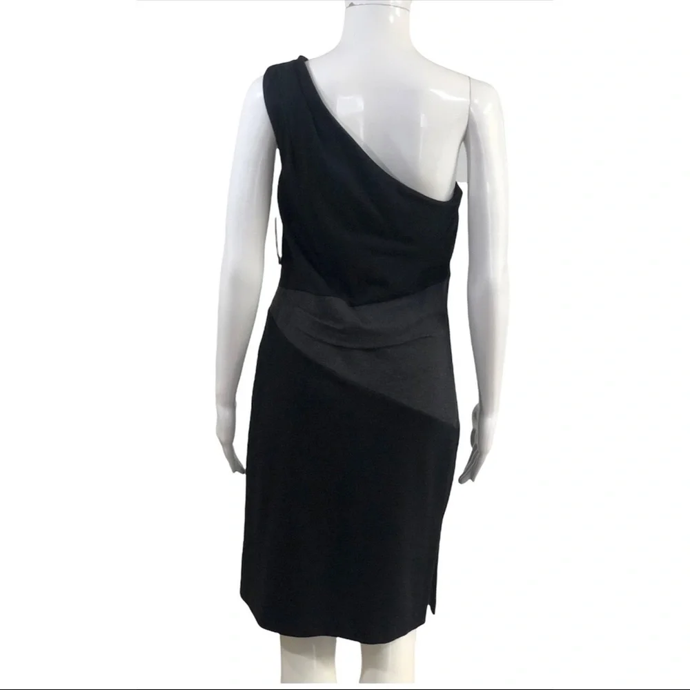 Weston Wear Womens Size M Dress Sheath One Shoulder black Sleeveless NWT - Picture 9 of 11